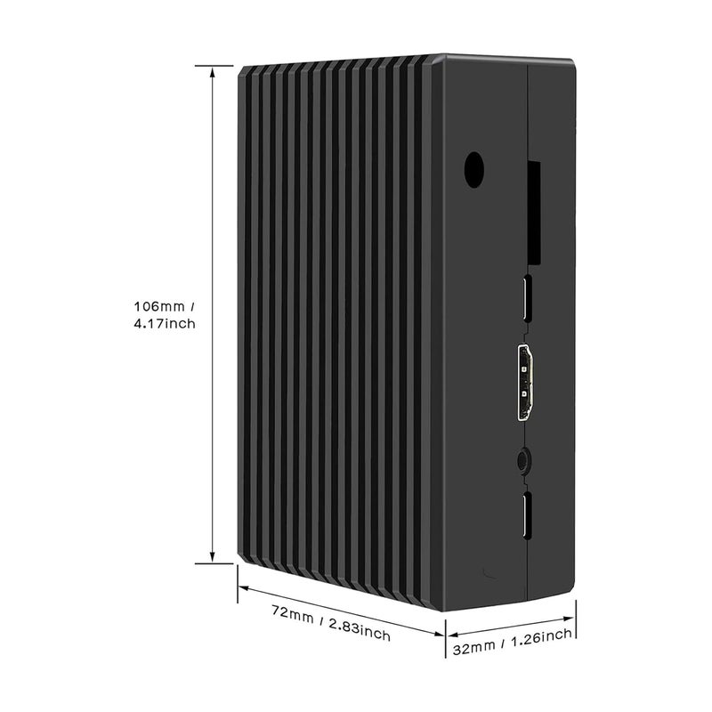 Aluminum Case For 5 5B With N507 Antennas Passive Cooling Metal Enclosure - Image 5